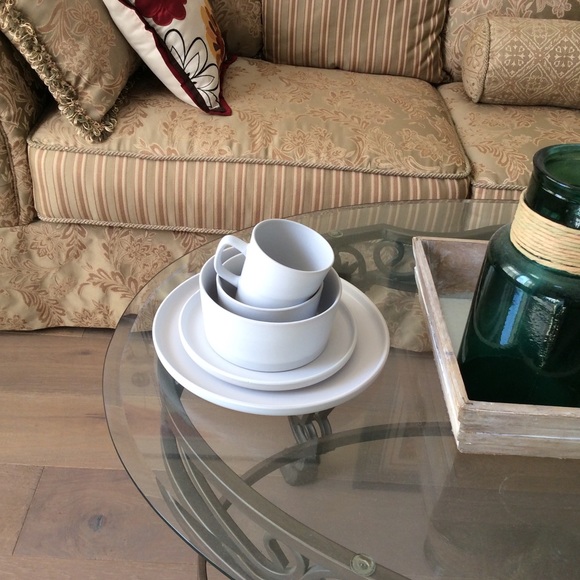 New 5 pcs Set Stoneware Luxmatte Dinnerware plate - Picture 6 of 14